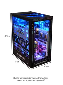 1 pieza Adorno DIY 3D, Modelo ensamblado a mano de estilo ciberpunk creativo, el mejor - Multicolor - Ver 11