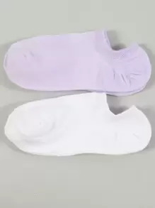 1/10/20 Pairs Multicolor Women's Boat Socks - Multicolor - View 3