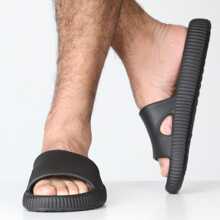 Men Flip Flops & Slides - 黑色 - 查看 4