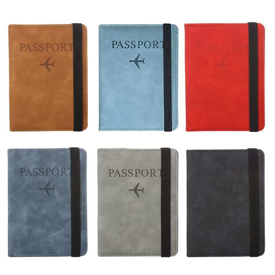 Passport Holder Wallet With Card Slot And Travel Accessories - Grey - View 1