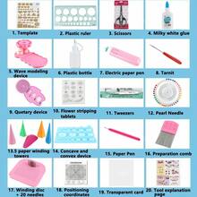 Kit De Herramientas Para Hacer Filigrana Con Papel, 28 Pzs - Multicolor - Ver 9