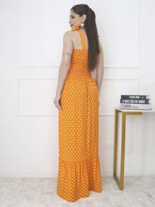 Women Dresses - Màu Mù tạt vàng - Xem 2