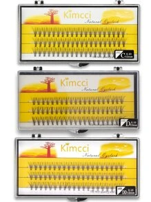 KIMCCI 60 Cụm 10d/Cụm 12mm Độ dày 0.10 C/D/Dd Curl Mi nối dài Cụm mi, Cụm mi, Lông mi riêng lẻ, Lông mi, Lông mi giả - 12mm - Xem 4