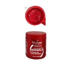 Mascara Matizadora Marsala Maycrene Cor Viva Por Mais Tempo Tons Vermelhos 500g - Marsala - Visão 2