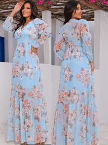Women Dresses - Màu xanh nhạt - Xem 1