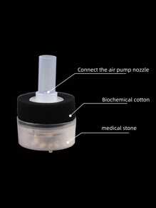 1 Piedra De Burbuja De Filtro Para Pequeña Pecera De Acuario, Accesorios De Mantenimiento De Peces - Multicolor - Ver 4