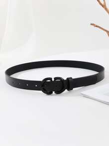 1pc Women's Fashion Versatile & Casual 3-Prong Buckle Belt Summer, School Fall, Autumn, Halloween