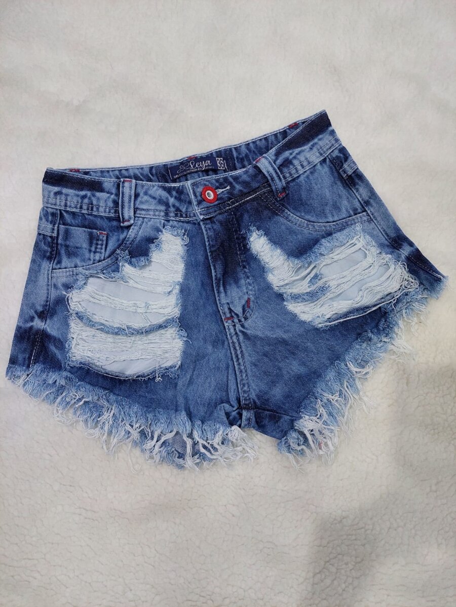 Women Denim Shorts - Medium Wash - View 1