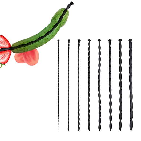 1 Peça, Dilatador de Uretra Macio de Silicone em 8 Tamanhos, Dilatador de Pênis, Prazer Adulto, Bem-estar Sexual Masculino, Brinquedos Sexuais Masculinos