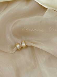 Hoop Earrings - Vàng - Xem 3