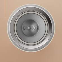 1 pezzo Bottiglia d'acqua isolata in acciaio inossidabile 304 a doppia parete da 500 ml/17 once con coperchio a tenuta stagna e manico - mantiene caldo o freddo per 12 ore - perfetta per sport e viaggi, borraccia per auto, tazza da caffè portatile, campeggio, festa di Ognissanti