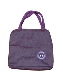 Lonchera Termica, Bolsa Para Alimentos,Lunch, Aislamiento Frio y Calor - Morado - Ver 1