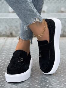 Comfortable Flat Loafers With Tassel And Thick Soles For Women's Casual Wear