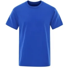 Men T-Shirts - 寶藍色 - 查看 2