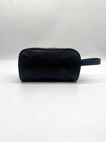 Business Waterproof Pu Storage Bag, Great For Business Trip, Toiletry Storage, Hand Carry, Wrist Bag, Tool Bag With Large Capacity. Keep Your Belongings Organized And Portable. Black Bag Chest Bag Men Wallet Vacation Gift Bag Pack Clutch Bag Handbags Spring Vintage Bags Mini Bag Small Bag Men Essentials Pillow Bag Men Men's Gifts Father Day Gift Holiday Essentials Bags For Holiday Pouch Wristlet Wallet