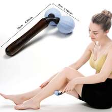 lyanxinlei Y-Shaped 360° Body Massage Roller, Manual Skin Massage Tool - Blue - View 5