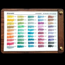 1 set Lápices de colores de color mixto - Negro - Ver 6