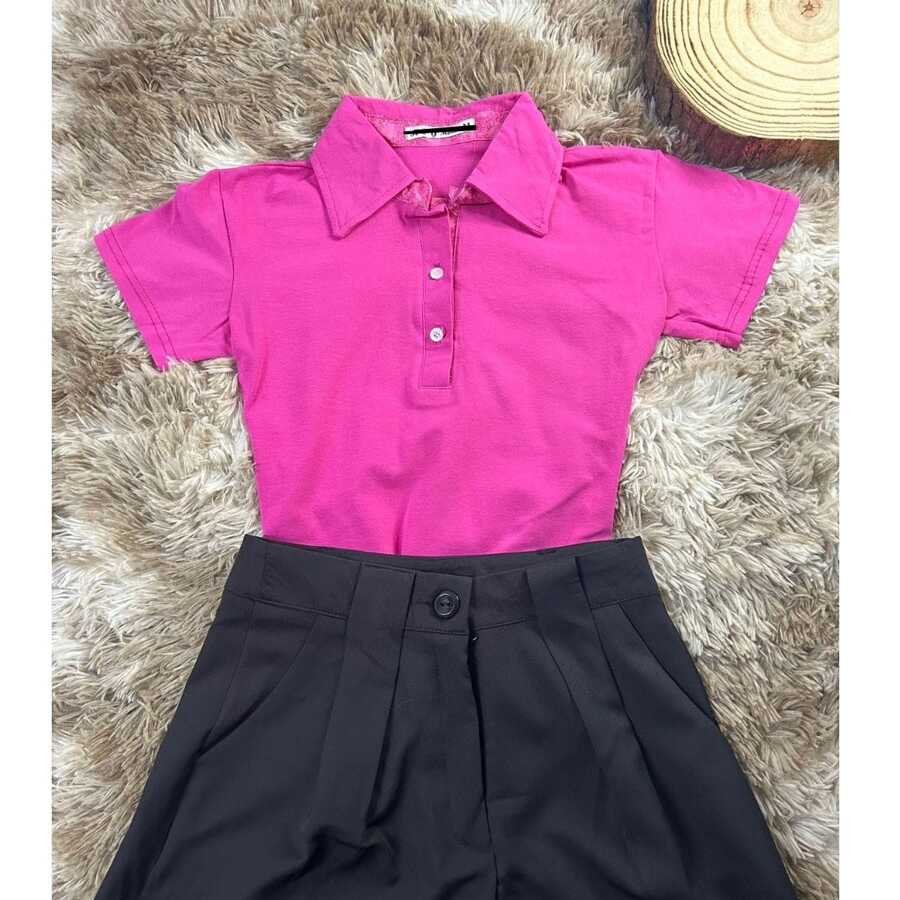 Women T-Shirts - Màu Hồng Tươi - Xem 1