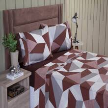 Sheet Sets With Pillowcases - 鏽棕色 - 查看 1