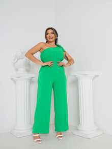 Women Jumpsuits - 綠色 - 查看 4