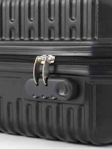 Maleta de mano de alta capacidad y estilo moderno de 20 pulgadas de ABS con cierre de cremallera y ruedas giratorias de 360°. Equipaje de viaje ideal para vacaciones, luna de miel, estudios en el extranjero, graduación y talla grande. Accesorio de viaje perfecto como regalo para hombres, mujeres, niños, estudiantes y parejas.