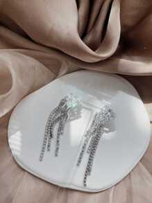 Stud Earrings - Bạc - Xem 1