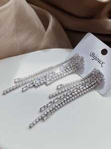 Stud Earrings - Bạc - Xem 7