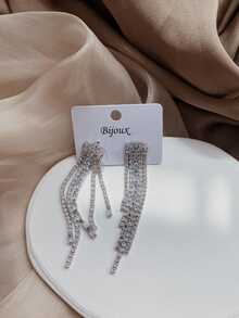 Stud Earrings - Bạc - Xem 2