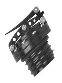 1件黑色鋁製摩托車油箱蓋,是摩托車的完美升級配件,適用於哈雷巡遊、sportster、dyna、softail等1996~2023年款式 - 黑色 - 查看 3