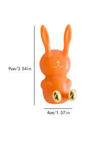 1pc Bathroom Cartoon Rabbit Shaped Hook Multifunctional Toothbrush Holder