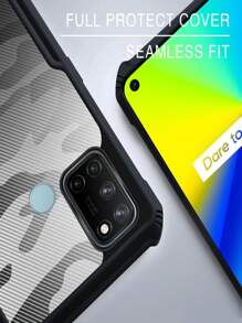 Rzants Cases For Realme 7i / C17+ Glass Mica - màu đen - Xem 4