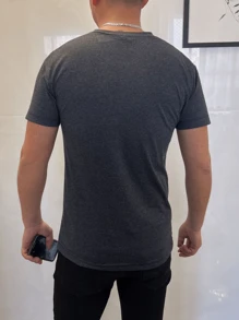 Men T-Shirts - Màu xám đen - Xem 3