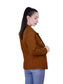 Women Blazers - 銅色 - 查看 3
