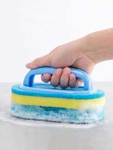 1pc Blue Cleaning Brush - Blue - View 2