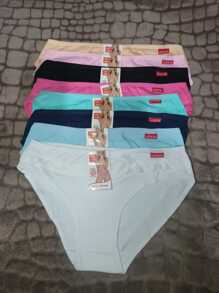 5 bikini Algodón pantaleta cómodos estampados modernos - Multicolor - Ver 5