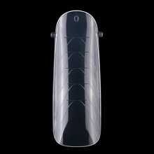 120片装假指甲快速延长贴片，可重复使用，凝胶指甲模具，带刻度，UV凝胶指甲油模具，雕塑全覆盖式按压式指甲，适用于女性和女孩的美甲用品工具BL03，美甲用品，美甲工具，美甲艺术工具，返校季，指甲，按压式指甲工具 - 無色 - 查看 4