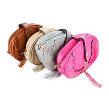 Women's Crossbody Bag With Crossed Studs - Multicolor - View 6