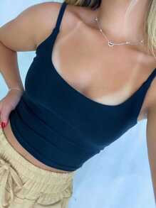 Women Tank Tops & Camis - 黑色 - 查看 2