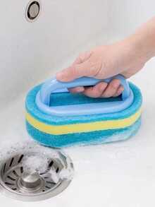 1pc Blue Cleaning Brush - Blue - View 3