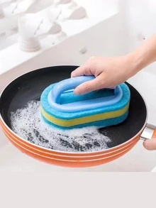 1pc Blue Cleaning Brush - Blue - View 6