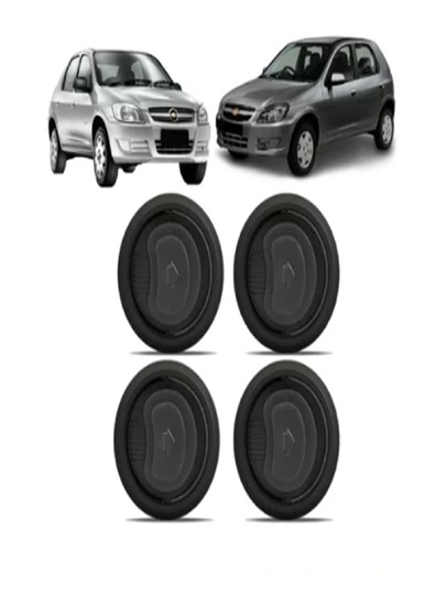 Kit Difusor Saida De Ar Central e Lateral com Suporte Celta Prisma Preto