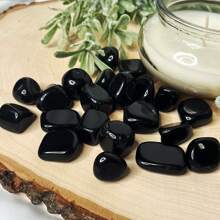 Zenkeeper 1磅拋光黑曜石水晶,用於珠寶製作、療癒、冥想、精神和裝飾的水晶寶石 - 黑曜石 - 查看 8