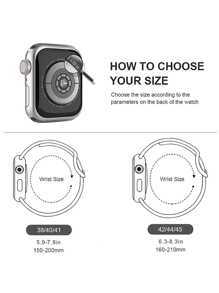 Bộ 2 dây đeo đồng hồ thể thao bằng silicon mềm dễ thương màu hồng cho nam nữ & miếng dán màn hình 2 trong 1, vỏ đồng hồ bằng phim cường lực siêu mỏng, dành cho dây đeo đồng hồ 38/40/41/42/44/45/46/49mm, Series Ultra/SE/11/10/9/8/7/6/5/4/3/2/1, phụ kiện vỏ đồng hồ thông minh - Hồng - Xem 7