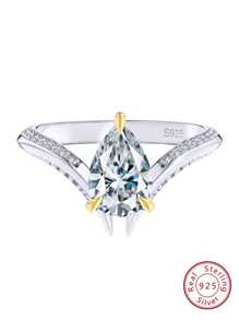 Nhẫn đơn đẹp - Bạc - Xem 10