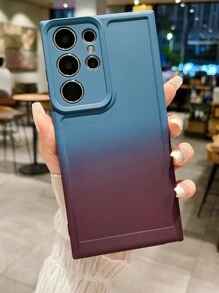 Gradient Full Coverage Lens Simple & Fashionable Phone Case Compatible With Apple, Samsung, Xiaomi, Oppo, Vivo, Huawei
