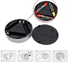 2入組發光體貼燈,3顆led觸摸燈,吸頂/櫥櫃燈,夜燈感應器,電池緊急燈,2.55*0.79吋/6.5*2厘米 - 銀色 - 查看 10