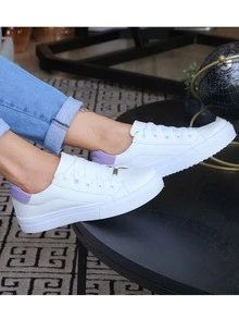 Women Fashion Boots - 紫丁香色 - 查看 2