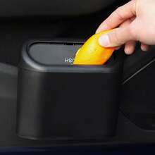 车载垃圾桶，车门安装多功能大容量储物桶，汽车内饰配件，用于存放雨伞 - 黑色 - 查看 12