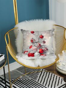 1 Funda De Almohada Con Temática Navideña De Impresión Digital - no monocromático - Ver 5