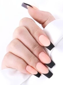 120pcs 5Sets French Fake Nails Art Kit Press On Nails Manicure Glossy And Matte Full Cover False Nails Natural Artificial Nail Tips For DIY Nail Supplies